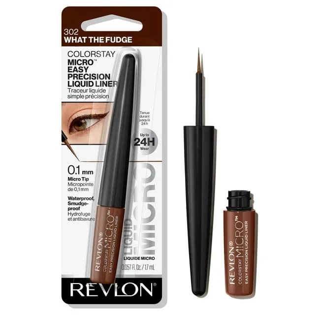 Revlon Colorstay Micro Precision Liquid Eyeliner 302 What The Fudge