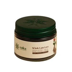 Saka - Whole Latte Love | Handmade Exfoliating Coffee Body Scrub | Natural Exfoliation for All Skin Types (150gms)