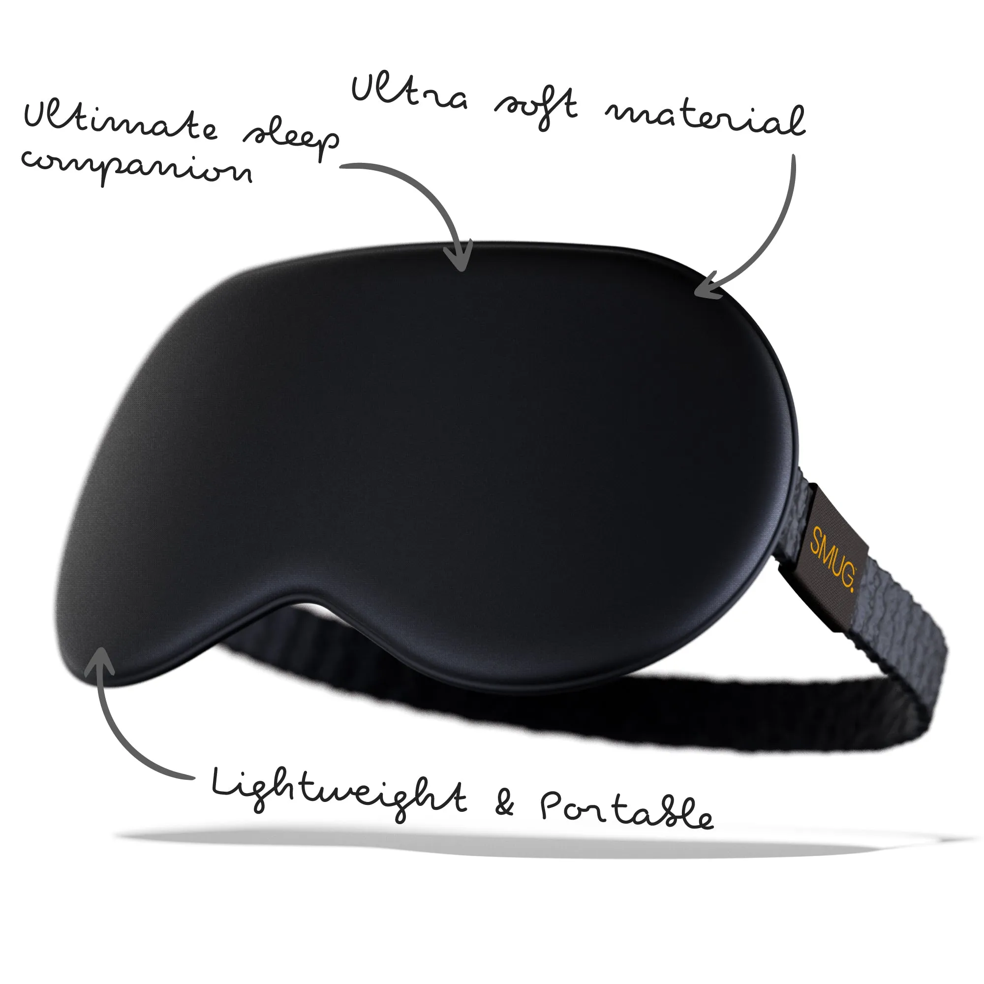 Satin Sleep Mask - Black