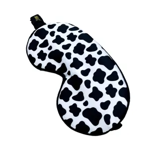 Satin Sleep Mask - Cow Print