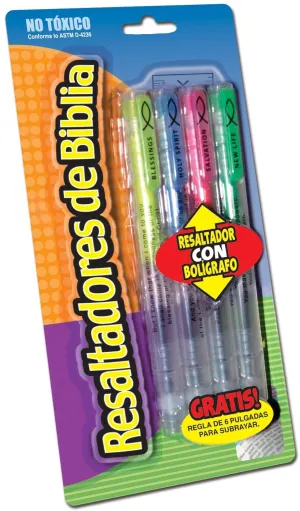 Spanish Highlighter (4 Pack)