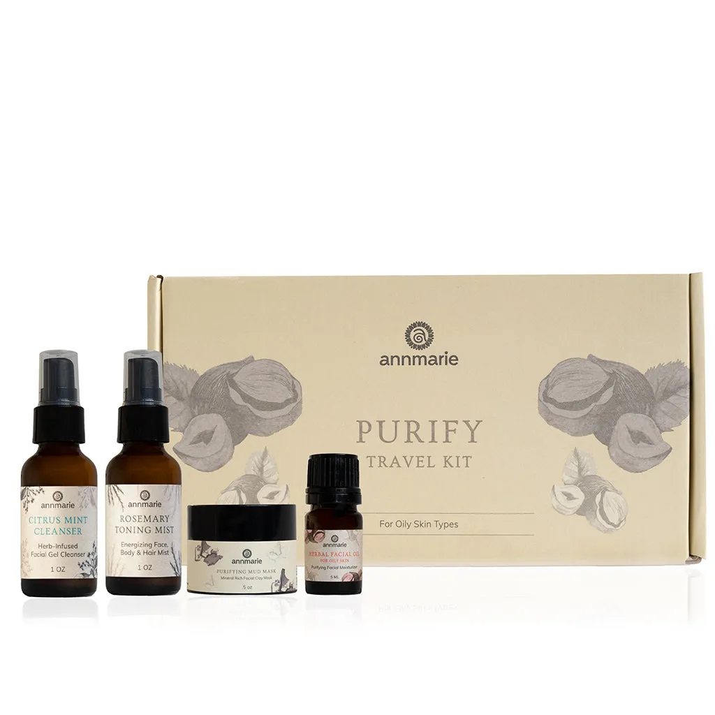 Travel Kit Box Purify - Oily Skin Care - Annmarie Skin Care