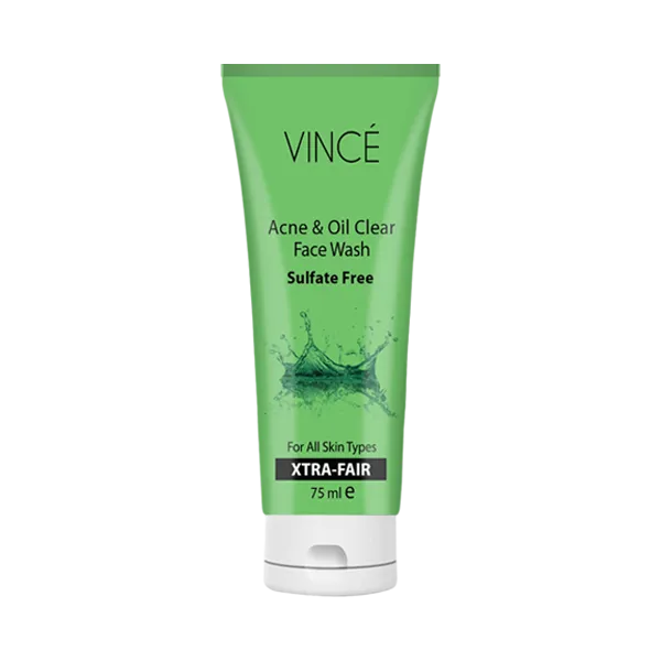 Vince Acne And Oil Clear Face Wash 75ml