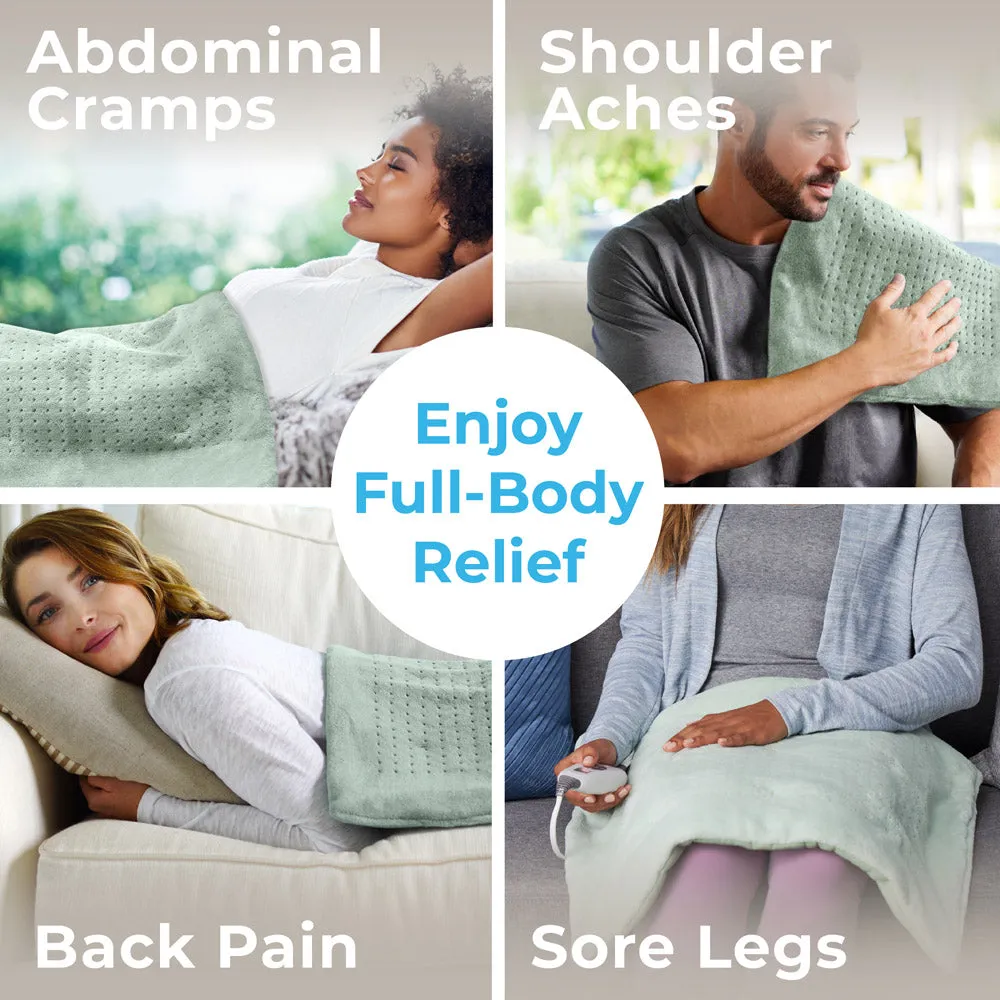 WeightedWarmth™ Extra-Wide Weighted Heating Pad