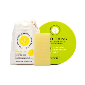 Wild Thing Natural Hair Conditioner “ Pre-Shampoo Treatment & The Lemonazing Chunky Shampoo Bar