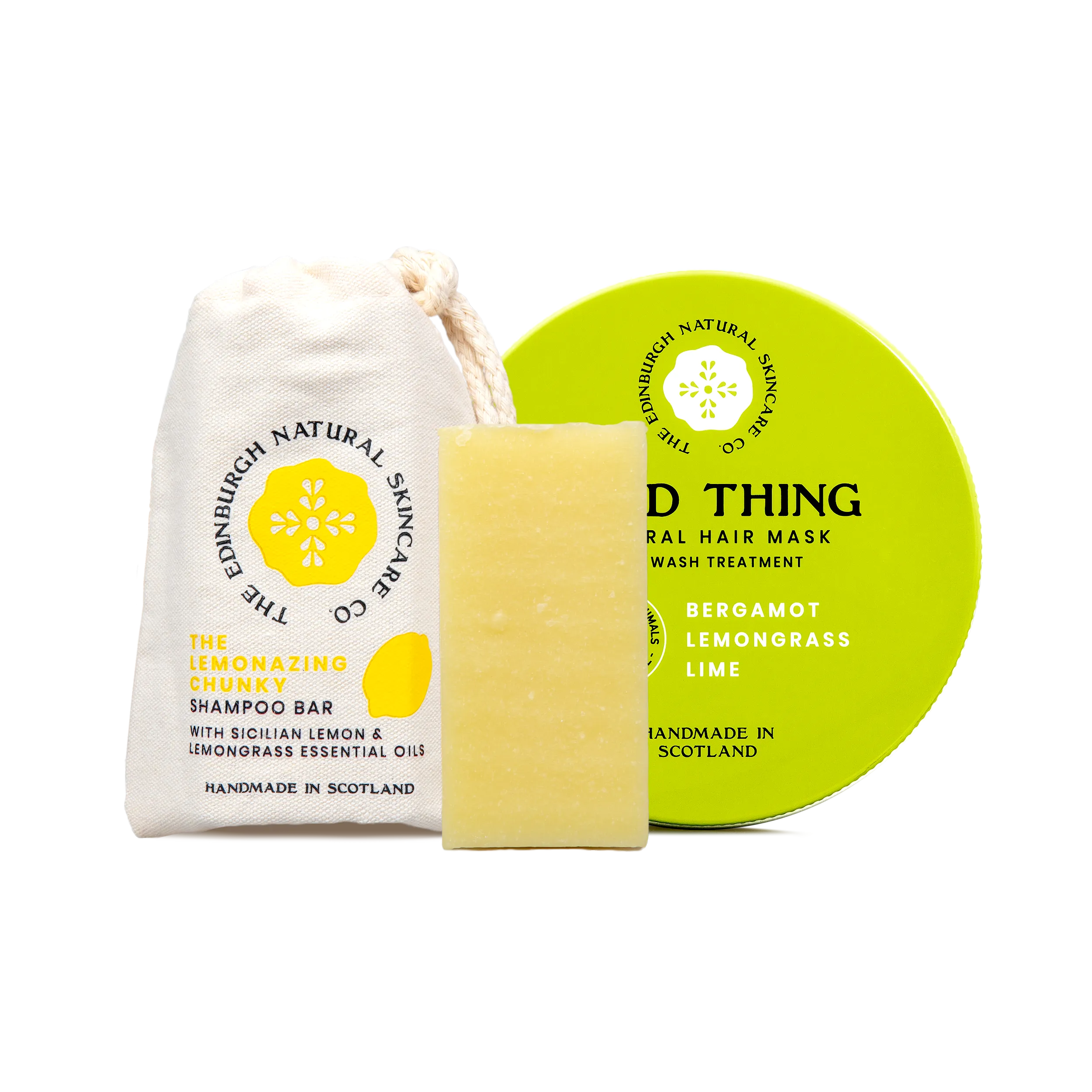 Wild Thing Natural Hair Conditioner “ Pre-Shampoo Treatment & The Lemonazing Chunky Shampoo Bar